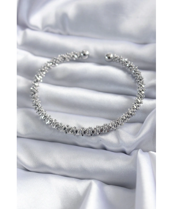 316L Çelik Gümüş Renk Kadın Bileklik