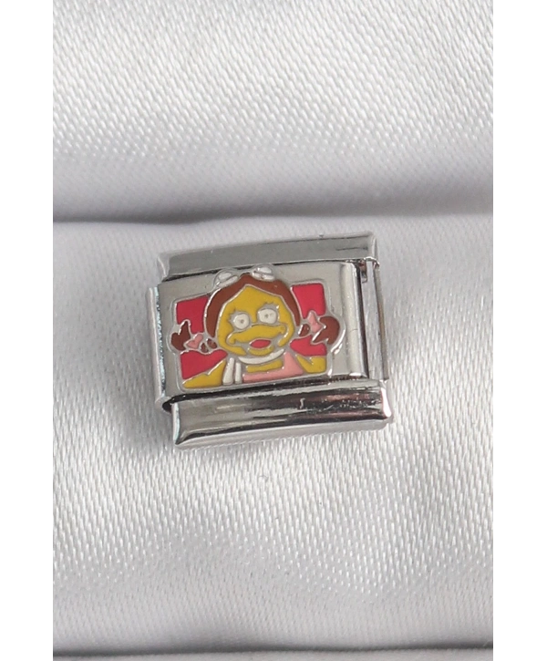 316L Çelik Gümüş Renk Renkli Çocuk İşlemeli Nomination Charm