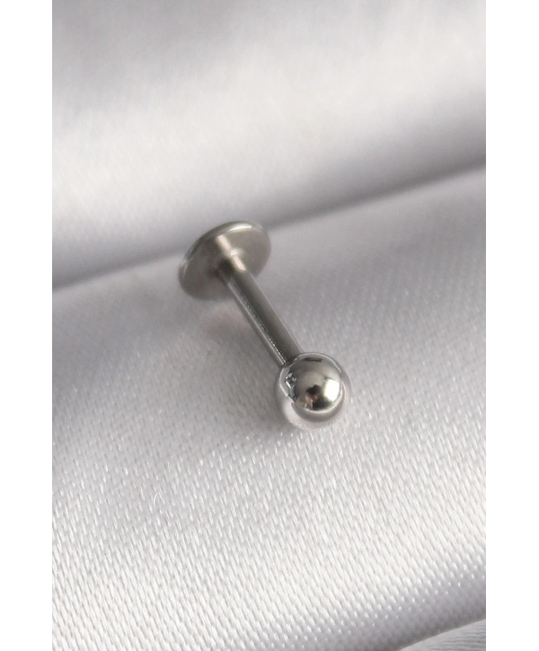 316L Çelik Gümüş Renk Topçuk Piercing