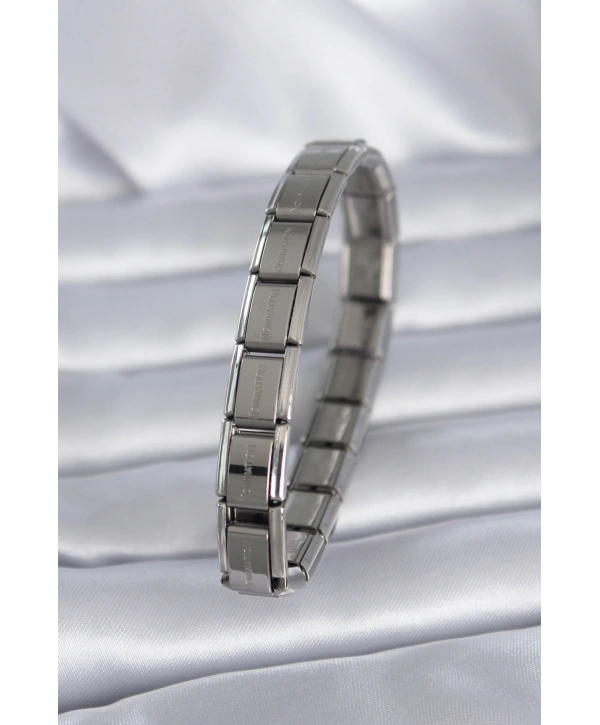 316L Çelik Gümüş Renk Yazılı Nomination Model Kadın Bileklik