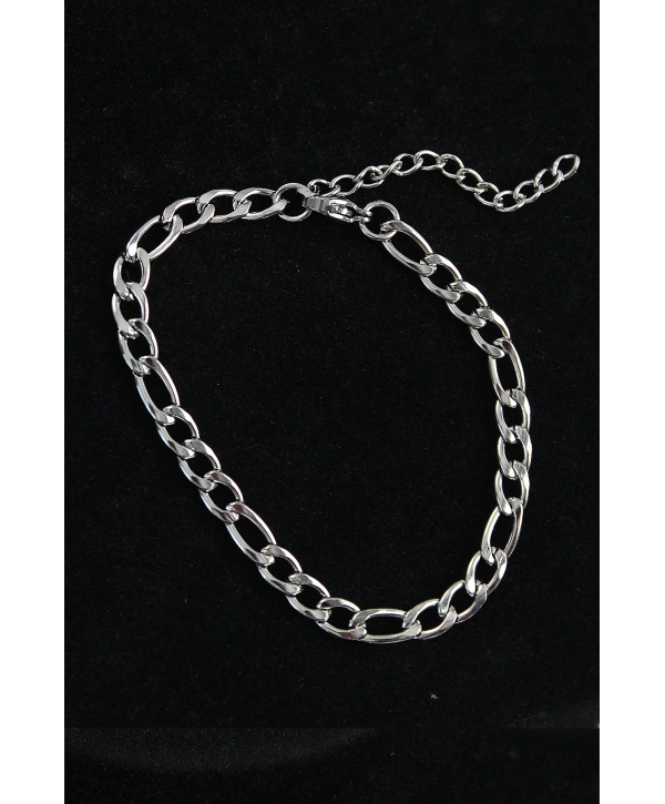 316L Çelik Klasik Model Gümüş Renk Erkek Bileklik