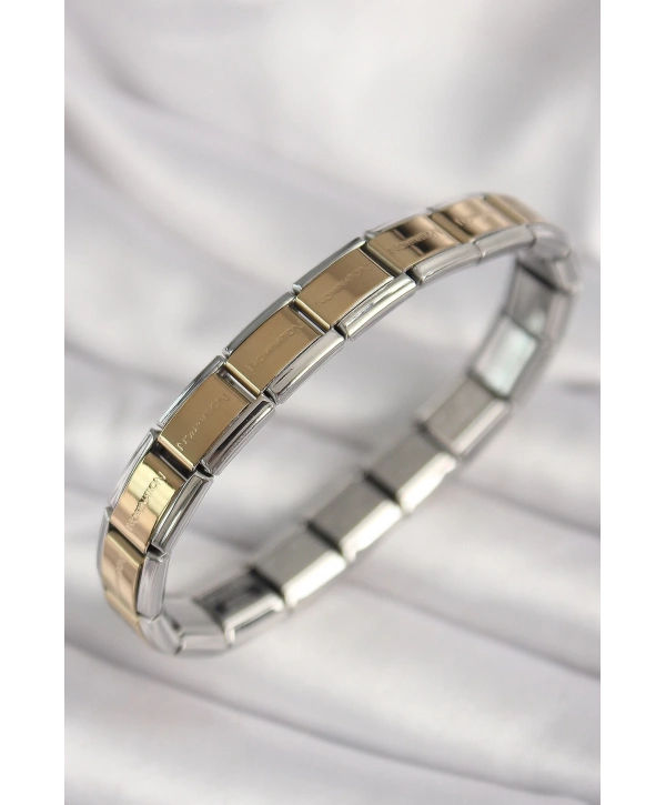 316L Çelik Mix Renk Yazılı Nomination Model Kadın Bileklik