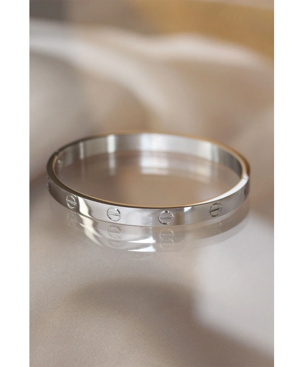 316L Çelik Silver Renk Bilezik