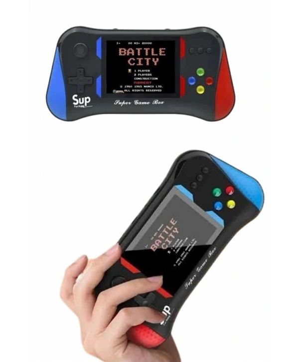 3.5 İnç 500 Klasik Retro Oyun Yüklü Kollu Oyun Konsolu
