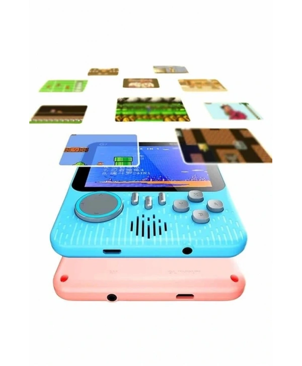 3.5 İnç Mini Atari Taşınabilir Oyun Konsolu 666 Adet Retro Oyun