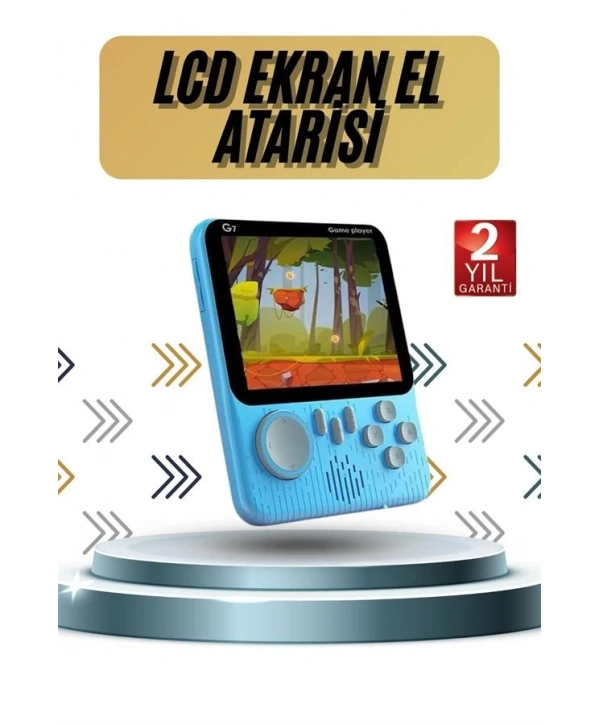 3.5 İnç Mini Atari Taşınabilir Oyun Konsolu 666 Adet Retro Oyun