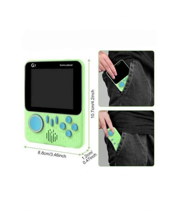 3.5 İnç Mini Atari Taşınabilir Oyun Konsolu 666 Adet Retro Oyun