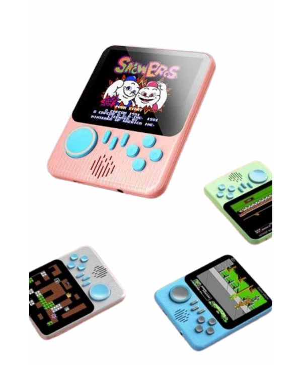 3.5 İnç Mini Atari Taşınabilir Oyun Konsolu 666 Adet Retro Oyun