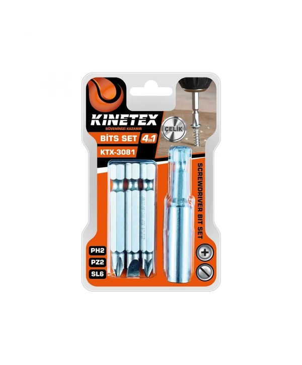 4PCS - PH2-PZ2-SL6  BİTS UÇ SET (5047)