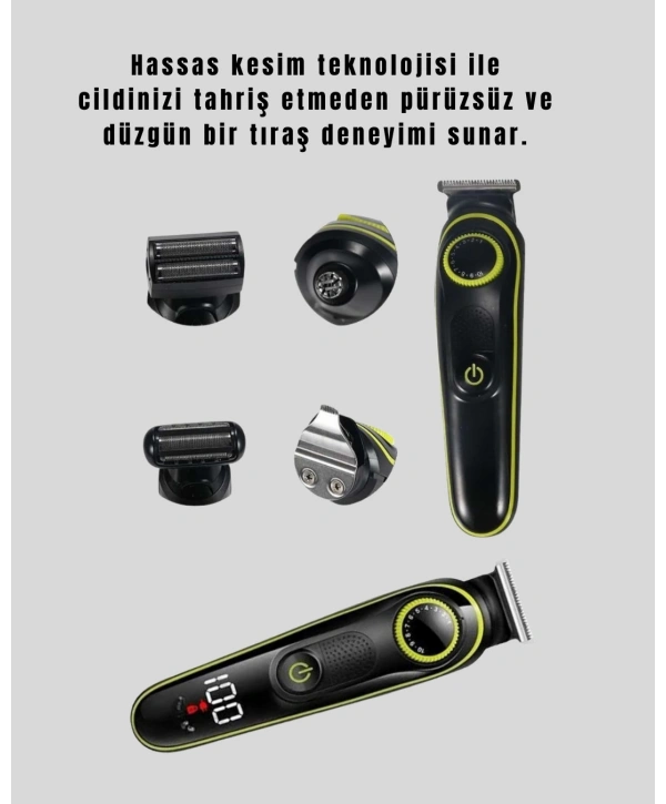 5-in-1 Saç ve Sakal Şekillendirici Erkek Bakım Seti