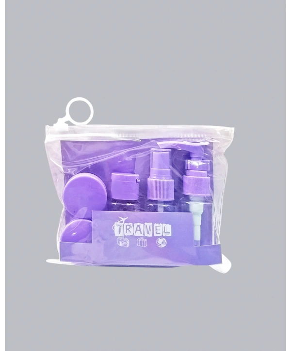 5 Parça Seyahat Kişisel Bakım Seti Şişe Sprey Krem Kutulu