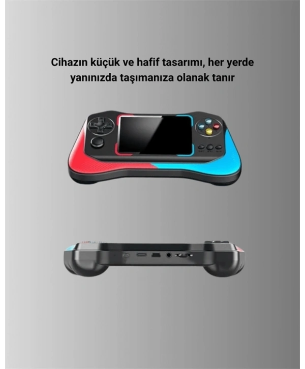 500 Retro Oyunlu Taşınabilir El Konsolu – X7M Modeli