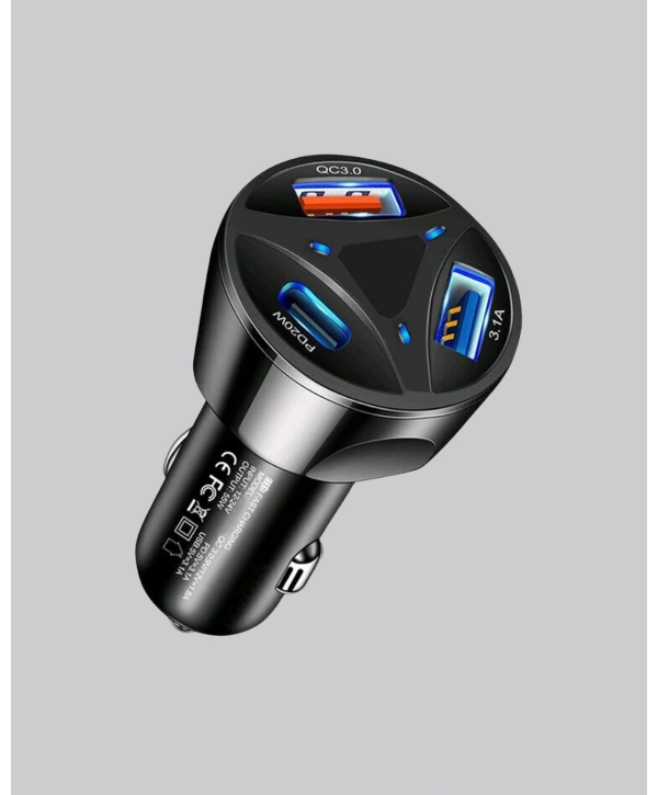 55W PD ve Quick Charge 3.0 Destekli Polygold Araç Şarj Adaptörü