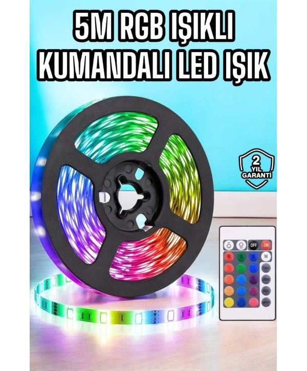 5M RGB Işıklı Her Ortama Uygun Led Işık