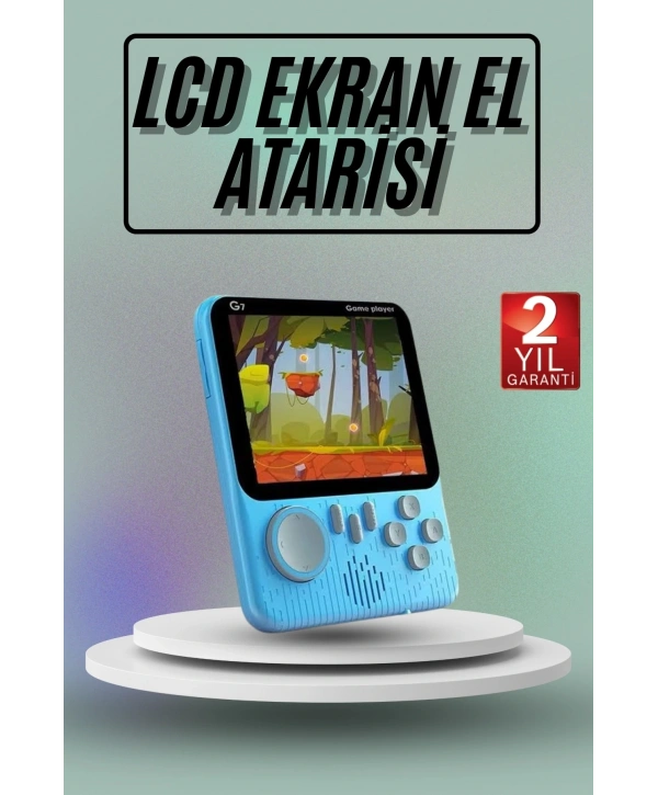666 Oyunlu Retro El Konsolu Atari 3.5 İnç Taşınabilir Oyun Konsolu