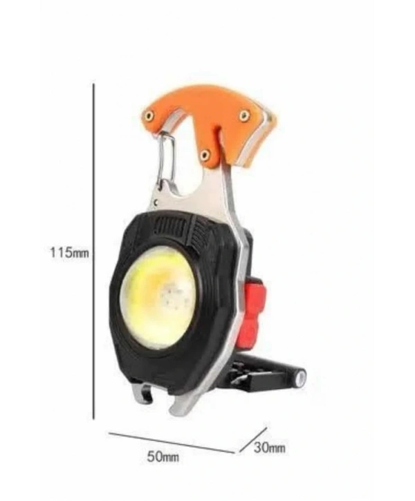 7 Modlu Mini Led Lamba Anahtarlık USB Şarjlı Kamp İçin Taşınabilir