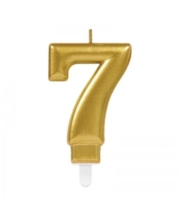 7 Rakam Mum Gold Renk (5047)