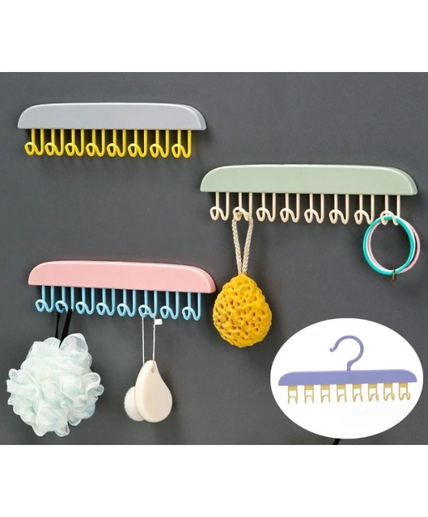 8 Kancalı Çok Amaçlı Yapışkanlı Askı (5047)