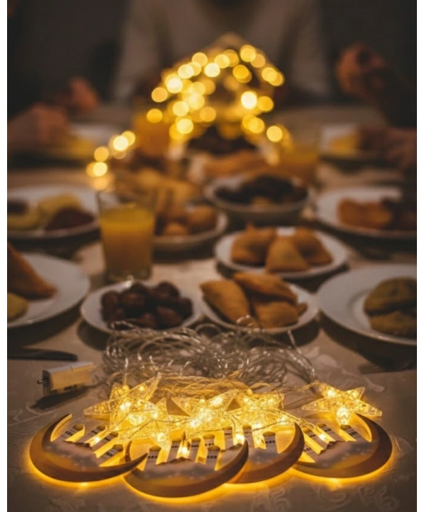 A++ Tasarruflu Ramazan Süs Işığı Pencere Perde Balkon Uyumlu