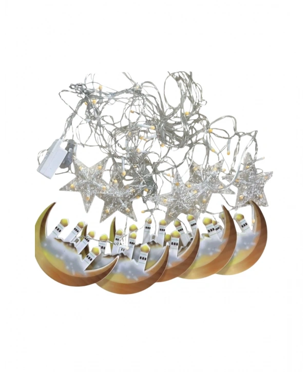 A++ Tasarruflu Ramazan Süs Işığı Pencere Perde Balkon Uyumlu