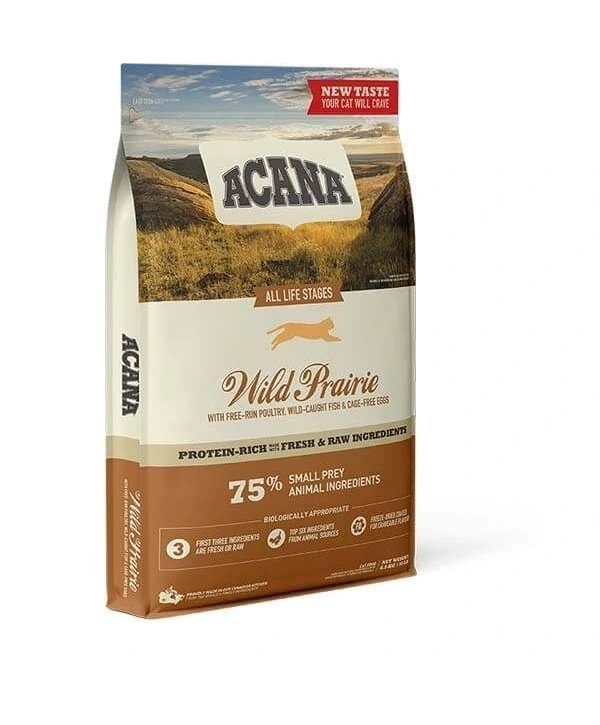 Acana Wild Prairie Tahılsız Tavuklu ve Balıklı Yetişkin Kedi Maması 4.5 Kg