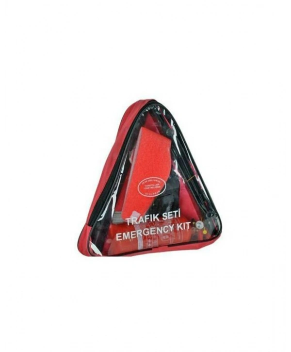 Acil Durum Trafik Seti Reflektör Yangın Tüpü ve İlk Yardım Çantalı