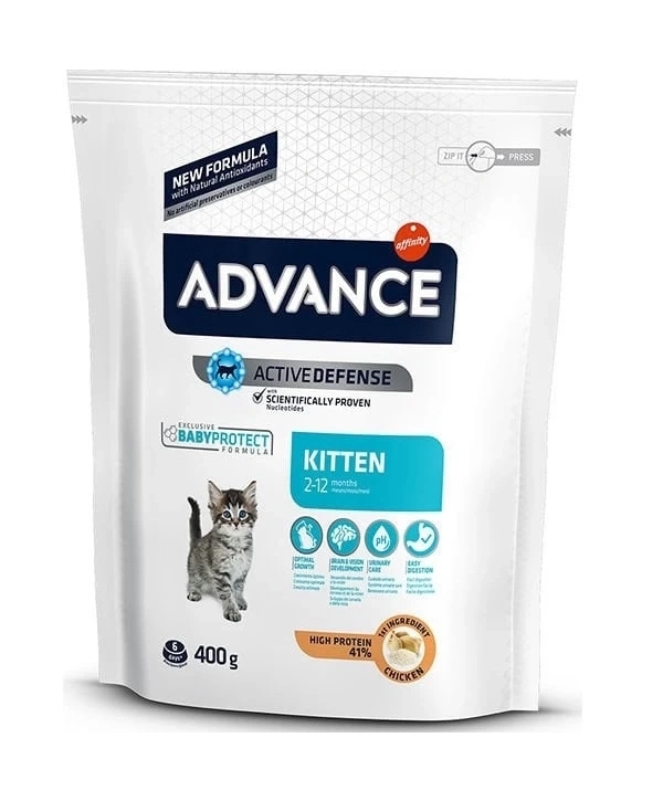Advance Kitten Tavuklu Yavru Kedi Maması 400 Gr