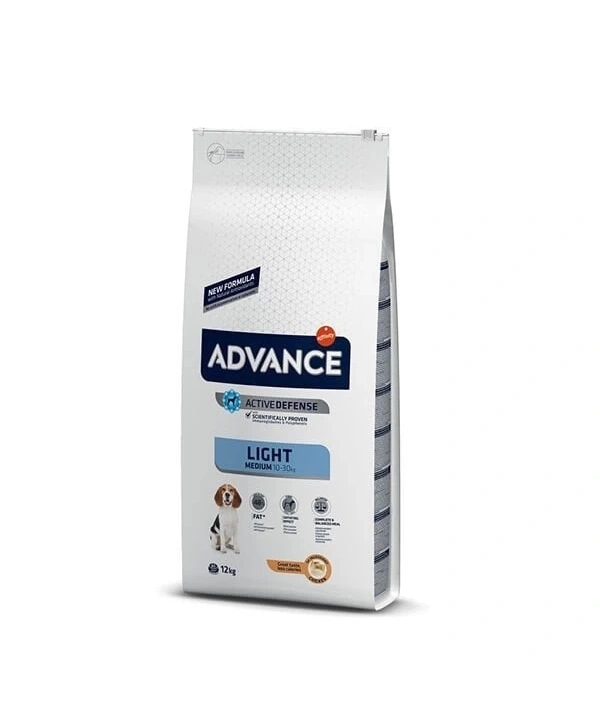 Advance Light Medium Tavuklu Orta Irk Diyet Köpek Maması 12 Kg