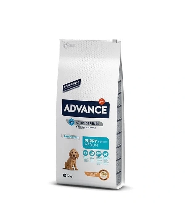 Advance Puppy Medium Tavuklu Orta Irk Yavru Köpek Maması 12 Kg
