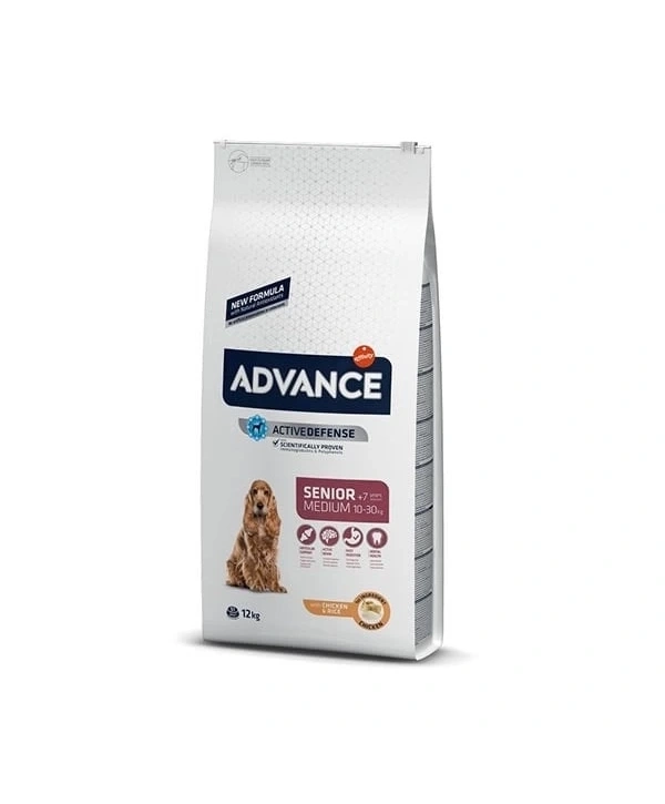 Advance Senior Medium Tavuklu Orta Irk Yaşlı Köpek Maması 12 Kg