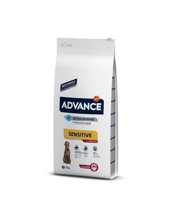 Advance Sensitive Kuzu Etli Hassas Yetişkin Köpek Maması 12 Kg