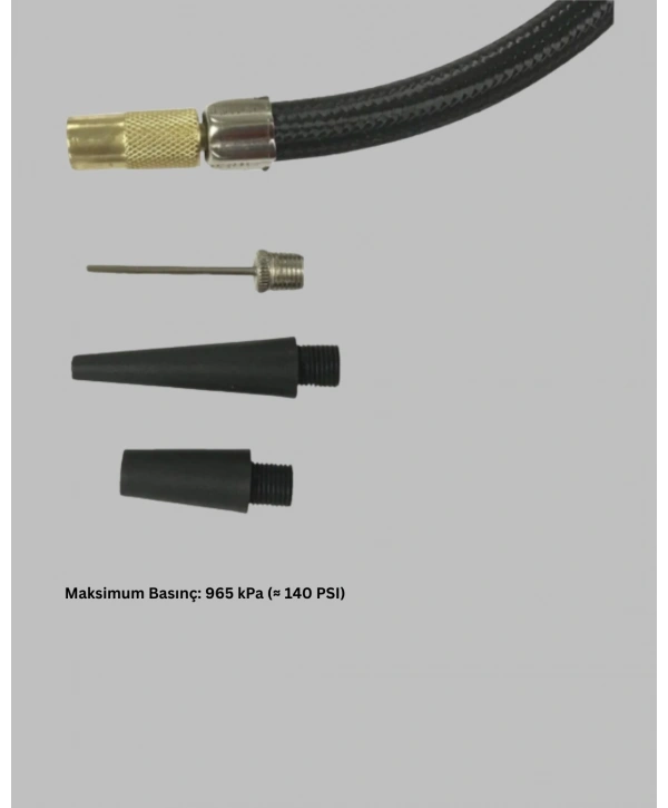 Ağır Hizmet Tipi Oto Kompresör 140 PSI Manometreli