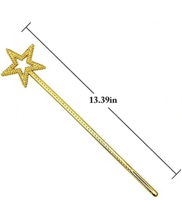 Altın Renk Yıldız Peri Asası Peri Değneği 34 cm 1 Adet (5047)