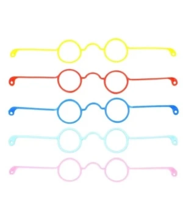 Amigurumi Gözlük 5 Adet Renkli