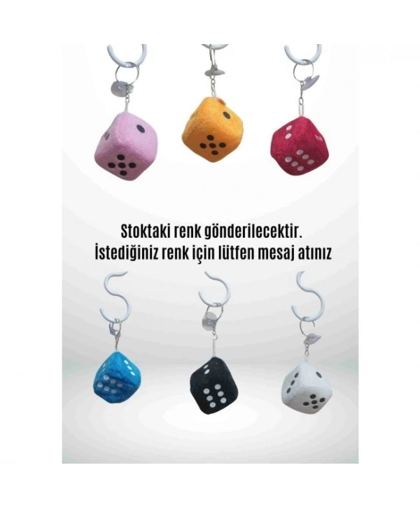 Anahtarlık Şanslı Zar – Renkli Ve Eğlenceli Tasarım