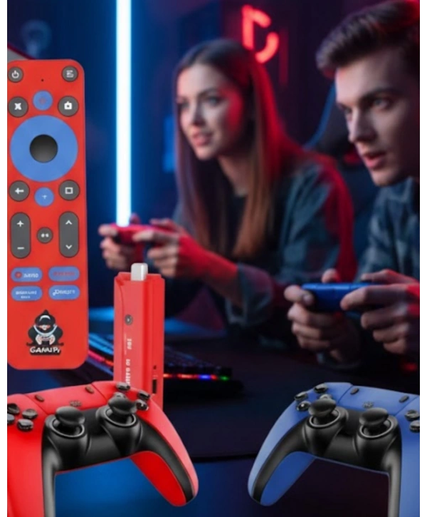 Android Game Stick 10K HD 64GB Çift Kollu TV Oyun Konsolu