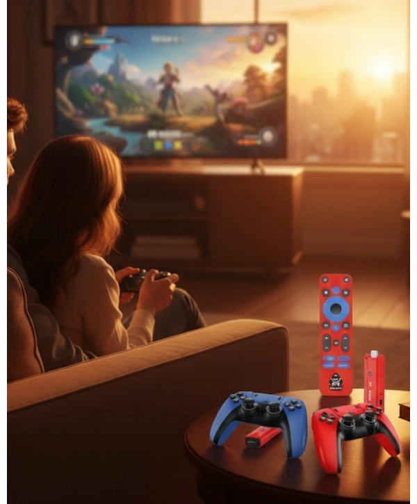 Android TV Game Stick 10K HD 3D Oyun Destekli 64GB Konsol