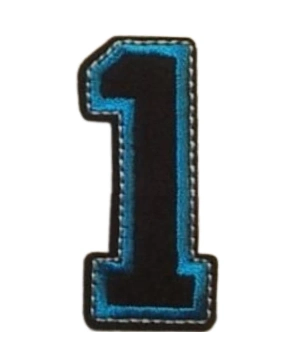 Aplike Ütü İle Yapışan 1 Rakamı Arma 2x4 Cm