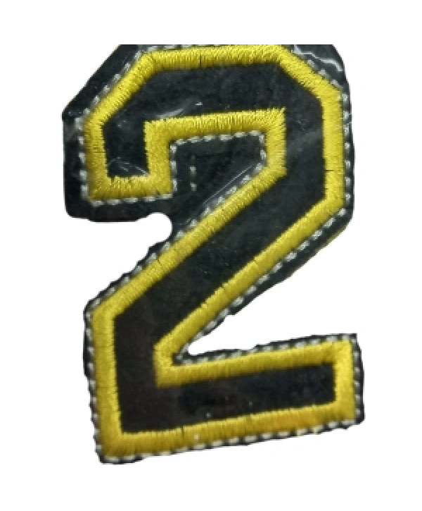 Aplike Ütü İle Yapışan 2 Rakamı Arma 2x4 Cm