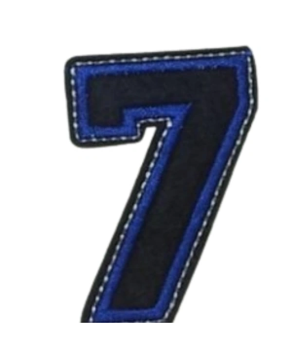 Aplike Ütü İle Yapışan 7  Rakamı  Arma 2x5 Cm