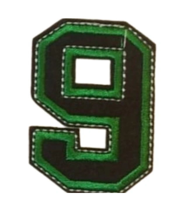 Aplike Ütü İle Yapışan 9  Rakamı Arma 4x5 Cm