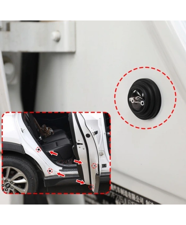 Araba Kapı Ses ve Darbe Emici Pad 10 Adet Siyah (5047)