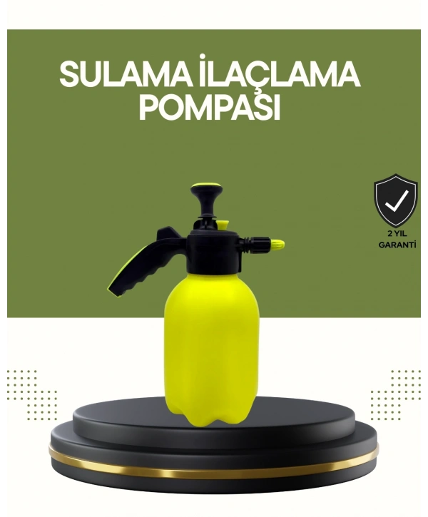 Araç Temizleme Püskürtücü 2L Basınçlı Bakır Nozullu Cila Sprey