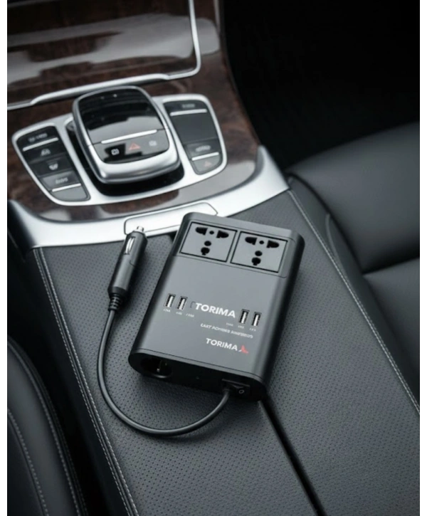 Araçta 220V Kullanım Sağlayan USB Destekli Güç İnvertörü