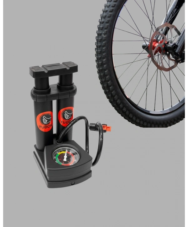 Basınç Saatli Ayak Pompası Bisiklet ve Araç Uyumlu