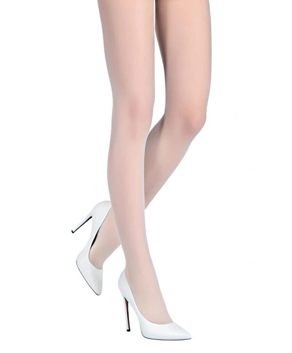 Beyaz Külotlu Çorap 20 Den