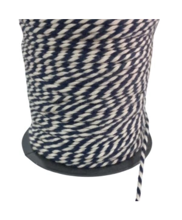 Bileklik İpi, Hediye Paketleme İpi, Şans, Bereket, Aşk, Şifa, Güç 1 Mm Pamuk  1 Metre Lacivert