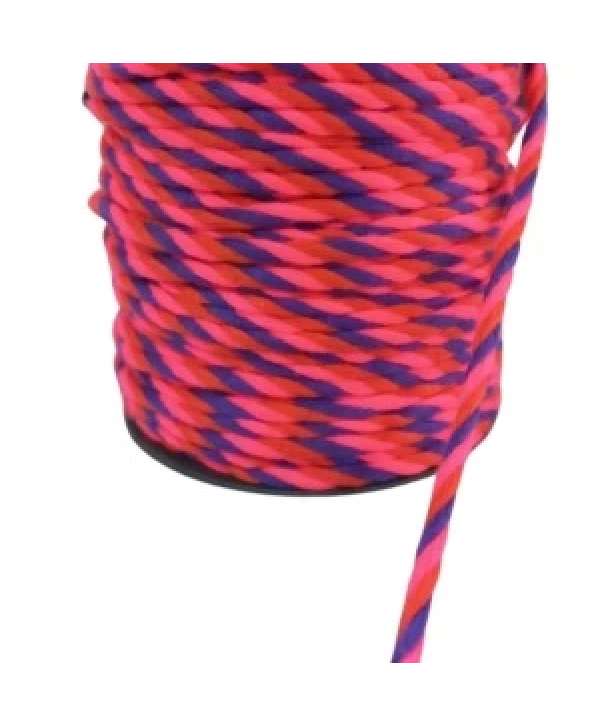 Bileklik İpi, Hediye Paketleme İpi, Şans, Bereket, Aşk, Şifa, Güç 10 Mm Pamuk  10 Metre Fuşya