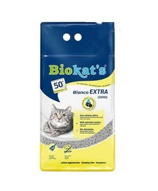 Biokats Kedi Kumu Bianco Extra 10 Lt