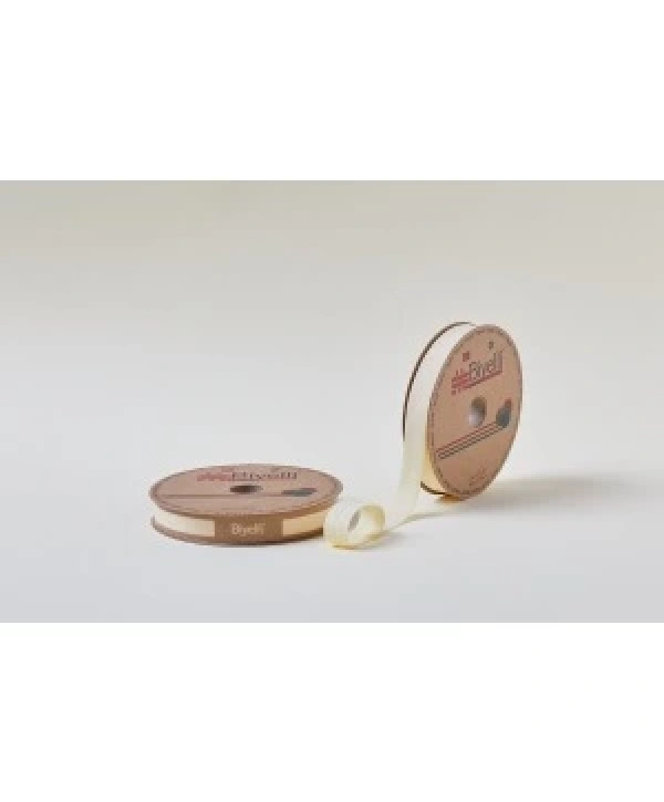 Biye Koton Katlı D06 Sarı 2 Cm 25 Metre %65 Koton %35 Polyester